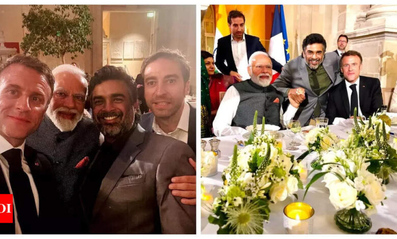 R Madhavan shares pictures with PM Modi and French President Emmanuel Macron, writes a heartwarming post | Hindi Movie News